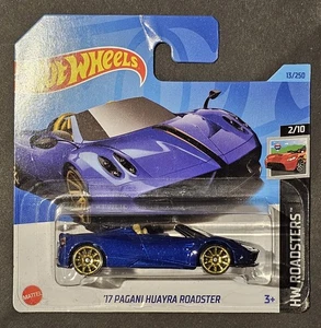 Hot Wheels 17 Pagani Huayra Roadster, HW Roadsters, 2023 Case, Hotwheels - Picture 1 of 6