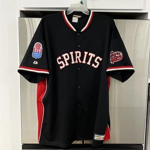 Spirits of St Louis Trikot Herren ABA NBA Majestic Hardwood Classics schwarz 4X - Bild 1 von 12
