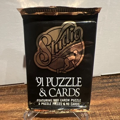 1991 Studio Puzzle Cards Baseball Sealed, Unopened Leaf - Image 1 of 3