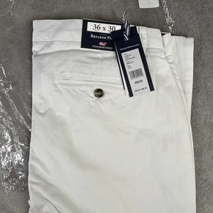 Pantalon brise-lames Vineyard Vines homme 36x30 casquette blanche chino classique stretch décontracté - Photo 1/9