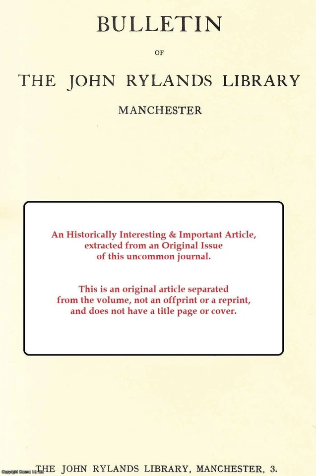 THE CHRONOLOGICAL DEVELOPMENT AND CLASSIFICATION OF DECORATED INITIALS IN LATIN - Image 1 of 1