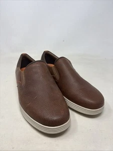 Dunham Herrenschuhe Größe 10 Braun Leder Slipper DAH13BR - Bild 1 von 8