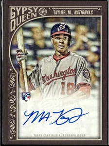 2015 TOPPS GYPSY QUEEN AUTOGRAPH #GQA-MT MICHAEL TAYLOR RC - Picture 1 of 2
