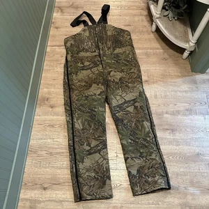 Vintage Walls Blizzard Pruf Insulated Bib Overalls Men XL Tall Camo Hunting USA - Picture 1 of 15