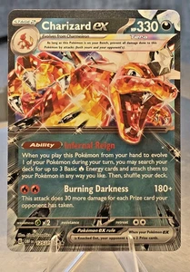 Charizard ex 125/197 SV03: Obsidian Flames Holo Pokémon  - Picture 1 of 2