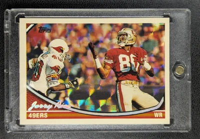 1994 Topps "SPECIAL EFFECTS" Parallel #320 Jerry Rice 🔥 SHARP RARE HOLO SP - Image 1 of 4