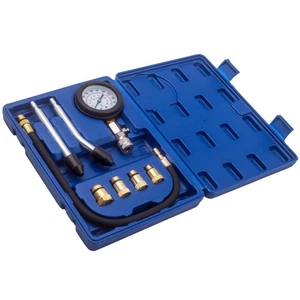 Engine petrol compression Pressure Tester Pipes Tool Pressure Gauge M12x1.25 New - Picture 1 of 18