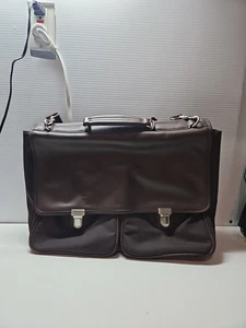 Maletín Coach 5101 de Colección Cuero Marrón 1999 Bolso para Laptop Nylon/Cuero - Imagen 1 de 9