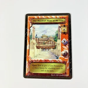 The Ancestral Home of the Lion Stronghold Fixed Emerald L5R Legend 5 Rings LP - Picture 1 of 2