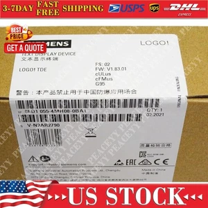 New Siemens LOGO! TD text display, 6-line 6ED1055-4MH08-0BA1 6ED1 055-4MH08-0BA1 - Picture 1 of 6