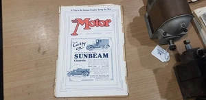 22ND SEPTEMBER 1914 THE MOTOR MAGAZINE 111 YEARS OLD NOW - Foto 1 di 20