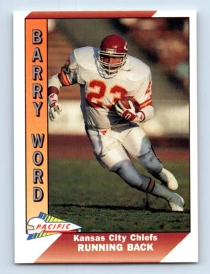 1991 Pacific Barry Word Kansas City Chiefs #223 - Image 1 of 2