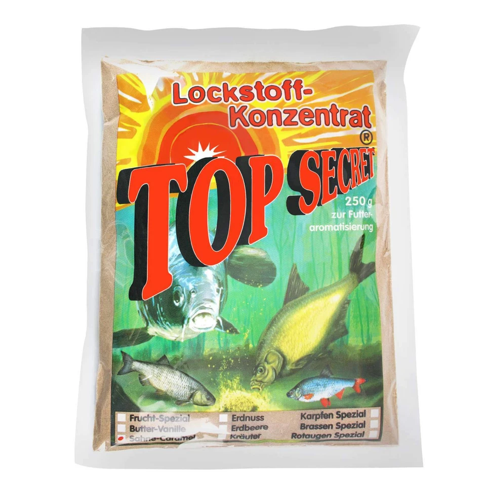 15,96/kg | Top Secret Intensiv Lockstoffe Futterzusatz Friedfisch Aromen 250g - Bild 1 von 1