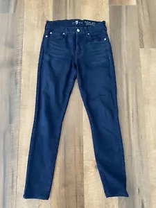 Seven 7 for all Mankind The Mid Rise skinny blau wasch Damenjeans Größe 27 EUC - Bild 1 von 6
