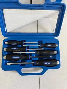 Laser Tools 5599 Screwdriver Set 6pc Pound Thru Flat & Pozi - Picture 1 of 9