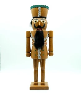 Nussknacker Holz H:44cm Erzgebirge Vintage Soldat  #31K1 - Bild 1 von 6