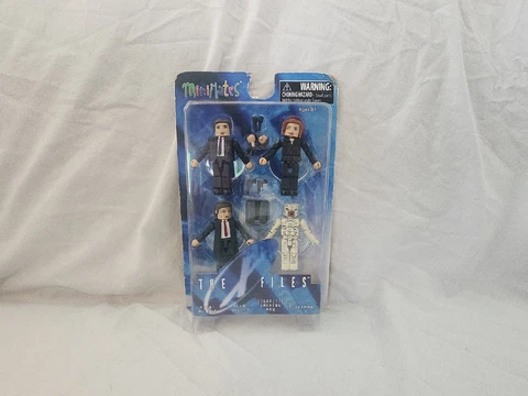 Minimates Classic X-Files Series 1 Box Set Mulder Scully Flukeman Cigarette Man Cover