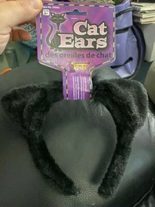 Small Black Cat Ears Headband Costume Accessory New!!! - Picture 1 of 2