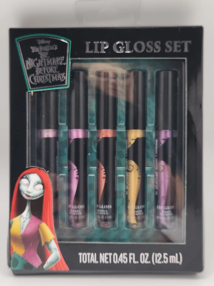 Набор из 5 ароматических блесков для губ Disney The Nightmare Before Christmas Halloween Muerto - Изображение 1 из 4