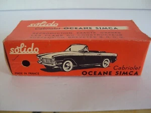 SOLIDO 1/43 SIMCA OCEANE Cabriolet. - Foto 1 di 6