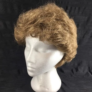 Eva Gabor Adjustable Wig Josef Of Rome Designed Short Light Brown Curls - Picture 1 of 12