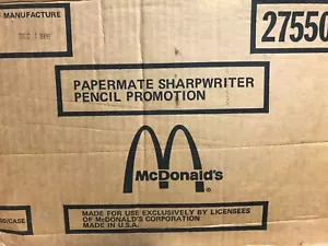 12 Paper Mate SharpWriter McDonald's Promotional Mechanical Pencils Vintage 1986 - Picture 1 of 8