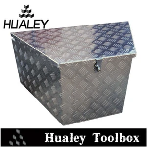 Heavy Duty 870x500x450mm Aluminium Draw Bar Tool Box Top Open Utes/Truck/Trailer - Picture 1 of 5