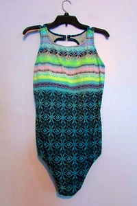 Costume da bagno donna spiaggia nativo taglia 18W blu usato in ottime condizioni!!! - Foto 1 di 3