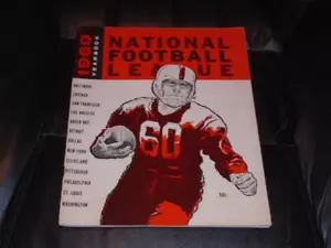 VINTAGE 1960 NFL LEAGUE YEARBOOK 1ST YEAR COWBOYS AND CARDINALS EX - Picture 1 of 5