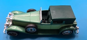Matchbox Models Of Yesteryear 1930 Model J Duesenberg Town Car Green Die Cast - Picture 1 of 5