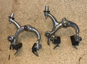 Early Vintage Campagnplo Nuovo Record Brake Calipers With Full Length Bolts. - Picture 1 of 12