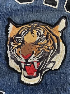 CHAQUETA DE CAMIONERO POLO RALPH LAUREN 1967 AZUL TIGRE CUELLO PANA TALLA XL - Imagen 1 de 12