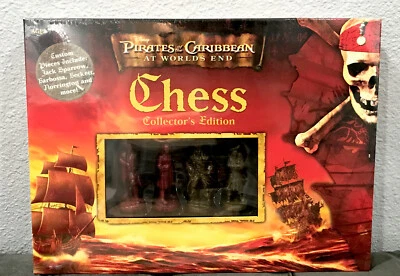 Disney Pirates of The Caribbean At World's End Chess Set Collectors Edition NEW - Image 1 of 4