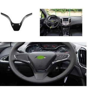 For Chevrolet Cruze 2016-19 ABS Carbon Fiber Steering Wheel Frame Cover Trim 1X - Bild 1 von 3
