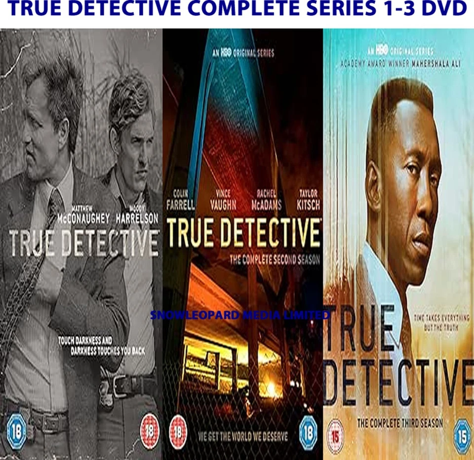 TRUE DETECTIVE COMPLETE SERIES 1-3 DVD Season 123 New UK Release R2 Box Set - Image 1 of 1