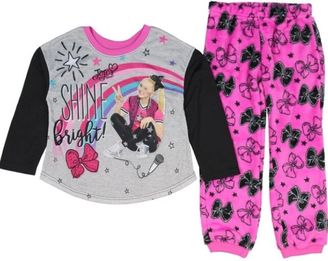 Juego de pijama manga larga JoJo Siwa Shine Bright 2 piezas PJ Nickelodeon NUEVO Foto 1 de 1