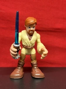 Playskool Star Wars Eroi Galattici Obi Wan Kenobi Figura Jedi Hasbro - Foto 1 di 5
