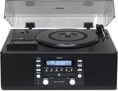 TEAC CD Recorder Turntable / Cassette Player LP-R550USB-B - Image 1 of 3