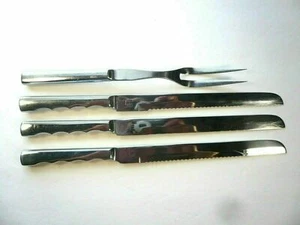 Set di 4 coltelli e posate a forchetta in acciaio inox THC - Foto 1 di 5