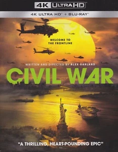 CIVIL WAR 4K ULTRA HD & BLURAY SET with Kirsten Dunst & Jesse Plemons - Picture 1 of 4