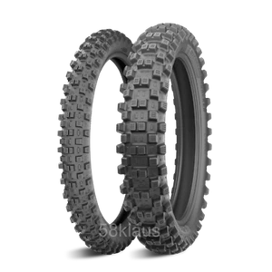 Satz Michelin Tracker 110/100-18 64R + 80/100-21 51R Enduro Set Paar Reifen - Bild 1 von 1
