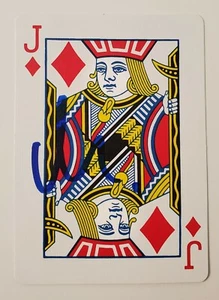Matt Damon signierte Jack Of Diamonds Spielkarte Rounders Poker Schauspieler selten RAD - Bild 1 von 1