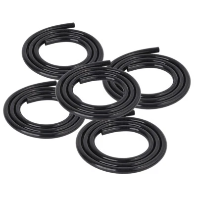 Silicone Vacuum Hose Pipe Tube 1/8" 5/32" 3/16" 1/4" 5/16" 3/8" 12mm 5FT 2Pcs - Image 1 of 4