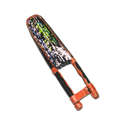 Abanico Plegable Charik Fashions African Kente/Ankara Estampado Rosa/Púrpura/Verde Foto 1 de 4