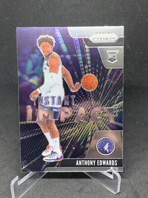 2020-21 Panini Prizm #1 Anthony Edwards (RC) ROOKIE Instant Impact 82124 - Image 1 of 2