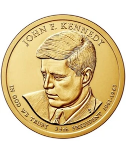 2015 P John F. Kennedy Presidential Dollar. Uncirculated From US Mint roll. - Picture 1 of 3
