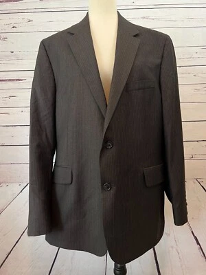Lands End костюм пальто Blazer Sport 44R 44 обычный 100% шерсти с подкладкой в полоску мужчин новый без ЯРЛЫКОВ - Изображение 1 из 4