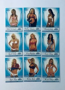 9 Card Lot 2008 Bench Warmer Signature Series Non Auto Hot - Imagen 1 de 2