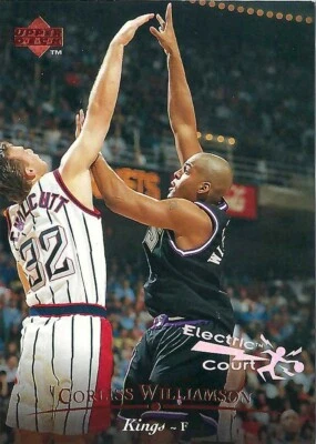 1995-96 Upper Deck Electric Court Corliss Williamson -Sacramento Kings - Image 1 of 2