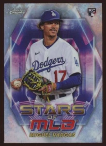 Aggiornamento Topps 2023 Stars of MLB Chrome Miguel Vargas Los Angeles Dodgers - Foto 1 di 2